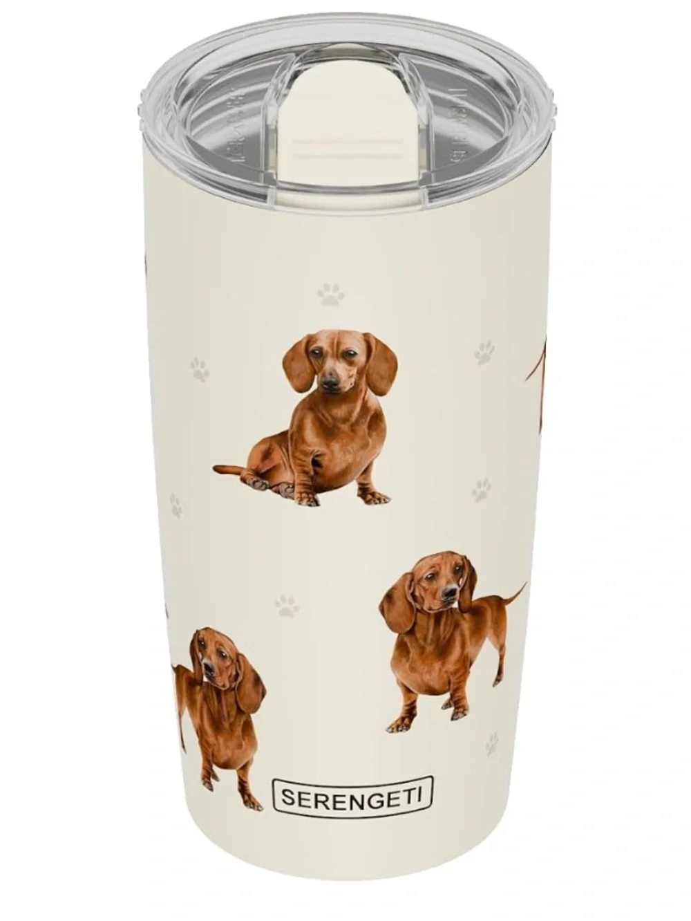 SERENGETI Dachshund 20 Oz. Stainless Steel, Vacuum Insulated Tumbler with Spill